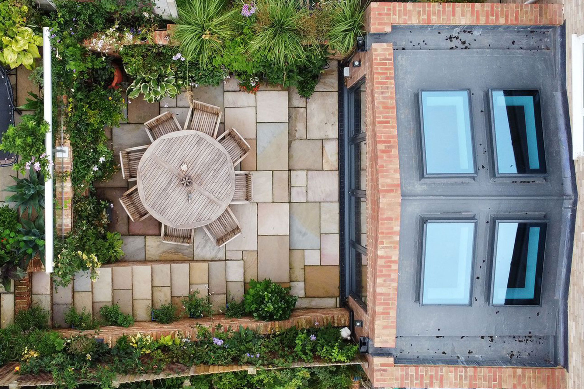 Tunbridge Wells, Birling Road – Single Storey Extension - ariel view 1