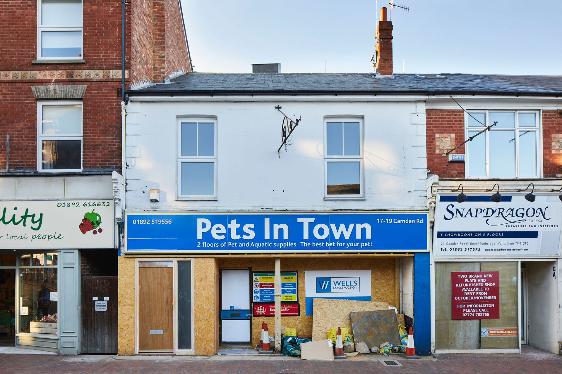 Tunbridge Wells, Camden Road – Commercial Refurbishment - old exterior
